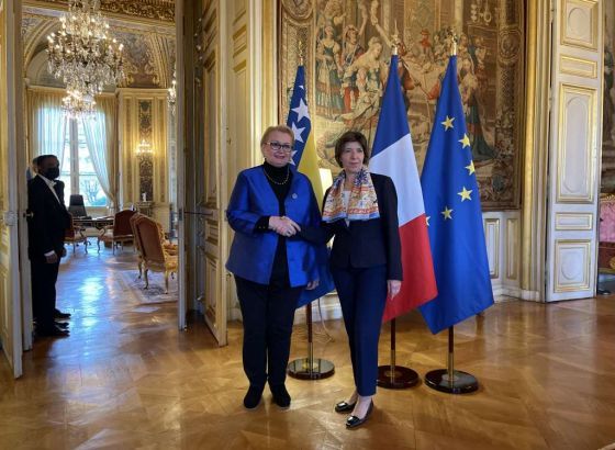 MVP BiH - Ministrice Turković i Colonna razgovarale o aktuelnoj političkoj situaciji u BiH i regiji
