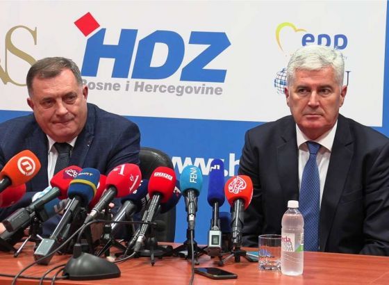 Čović i Dodik potvrdili partnerstvo, spremni na razgovore s onima koji imaju podršku (VIDEO)