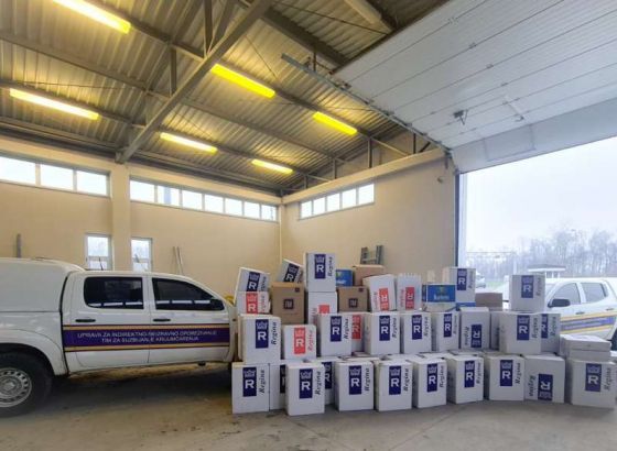 Akcija "Strijelac":  Najveća zaplijena cigareta u 2022. godini