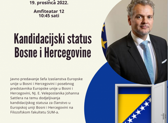 Predavanje Johanna Sattlera u ponedjeljak na FFMO-u