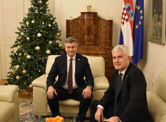 Čović i Plenković razgovarali o stabilizaciji političkih prilika i uspostavi vlasti u BiH