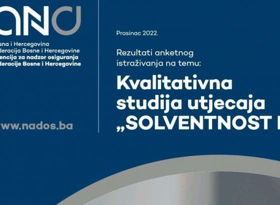 Agencija za nadzor osiguranja FBiH provela istraživanje s ciljem da društva za (re)osiguranje izvrše samoprocjenu položaja