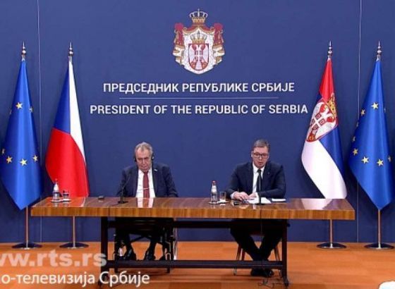 Beograd: Vučić i Zeman potpisali deklaraciju o razvoju kulturne suradnje