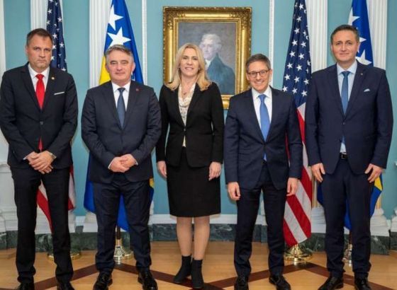 Članovi Predsjedništva BiH razgovarali s američkim zvaničnicima Cholletom i Karlin