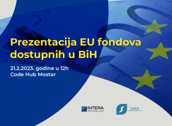 Prezentacija EU fondova dostupnih u BiH u Code Hub-u Mostar