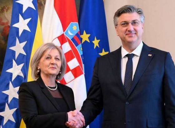 Krišto i Plenković u Zagrebu razgovarali o intenziviranju suradnje BiH i Hrvatske