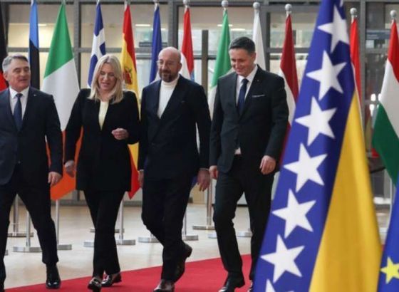 Članovi Predsjedništva BiH razgovarali s Charlesom Michelom