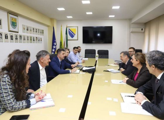 Kasumović s delegacijom EBRD-a razgovarao o najvažnijim projektima
