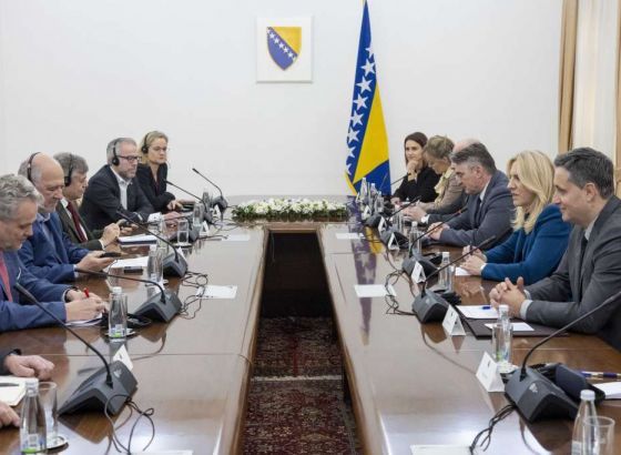 Članovi Predsjedništva BiH primili delegaciju Podkomiteta za sigurnost i Komiteta za vanjske poslove