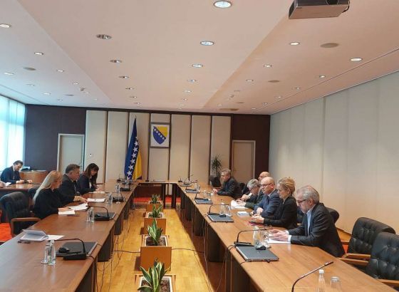 Brkić s izaslanstvom Pododbora za sigurnost i obranu EP-a o putu BiH u EU