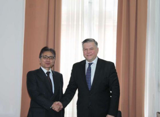Josip Brkić primio u nastupni posjet veleposlanika Japana Masamia Kinefuchia