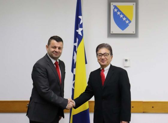 Ministar Hurtić i ambasador Kinefuchi razgovarali o aktivnostima i reformama u BiH