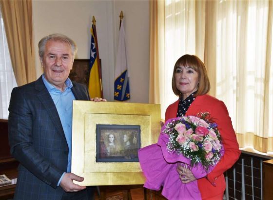 Primopredaja dužnosti Melike Mahmutbegović i novoimenovanog potpredsjednika FBiH Refika Lende
