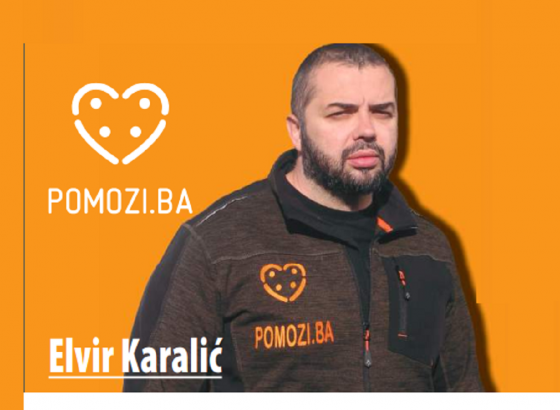 Elvir Karalić, osnivač udruženja Pomozi.ba: LJUDI U NAS GLEDAJU KAO U ZADNJU NADU