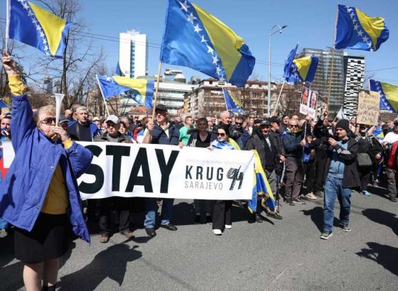 Počeli protesti ispred OHR-a, građani žele zaustaviti 'razgradnju države'