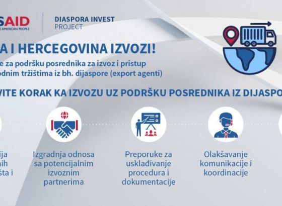 Poziv bh. kompanijama zainteresovanim za podršku ostvarivanju pristupa međunarodnim tržištima