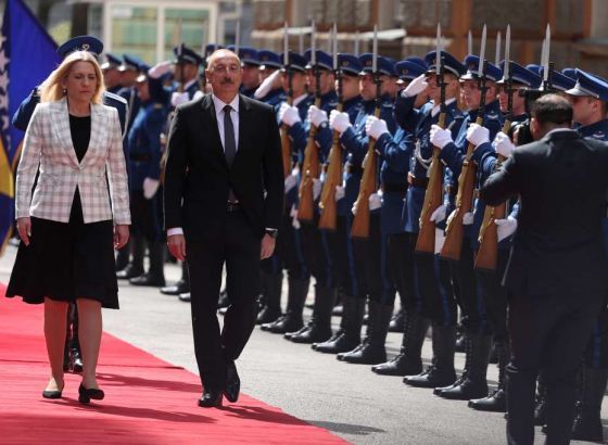 Upriličen svečani doček za predsjednika Republike Azerbejdžan Ilhama Aliyeva