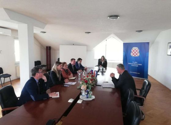 Veleposlanici Švedske, Finske, Slovenije i predstavnik EU Delegacije u BiH u radnoj posjeti HBŽ-u