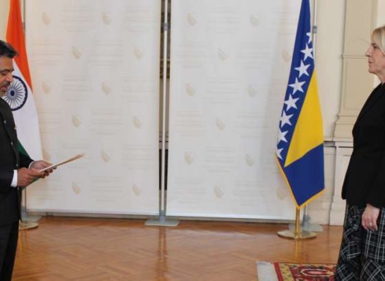 Cvijanović primila akreditivna pisma novoimenovanog ambasadora Republike Indije za BiH