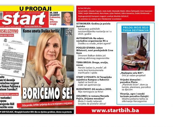 Duška Jurišić za START: STIŽU MI PORUKE, KRITIKE, PRIJETNJE ...