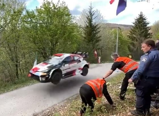 WRC Hrvatska: Za nekoliko sekundi izbjegnuta tragedija na stazi u Zagrebu