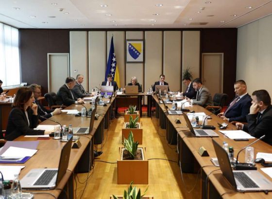 Vijeće ministara BiH danas o vanjskim poslovima, VSTV-u i izgradnji plinovoda