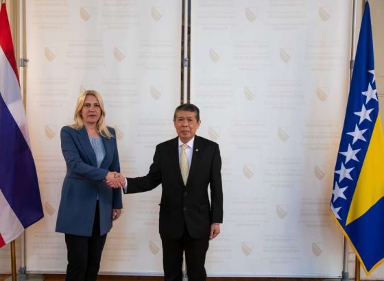 Cvijanović primila akreditivno pismo novoimenovanog ambasadora Kraljevine Tajland za BiH
