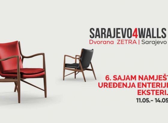Sutra počinje 6. Međunarodni sajam namještaja 'SARAJEVO4WALLS', učešće više od 60 izlagača