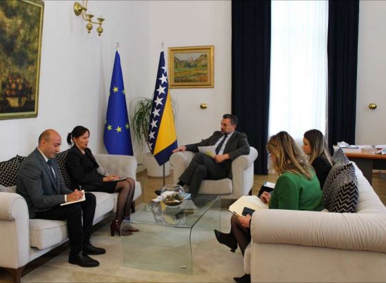 Konaković razgovarao sa šeficom Ureda Vijeća Evrope u Sarajevu Bojanom Urumovom