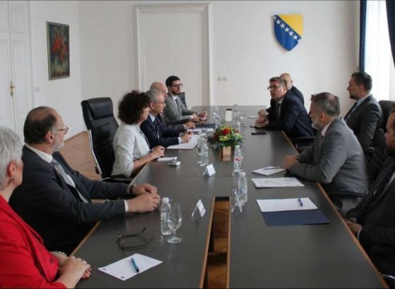 Konaković s veleposlanikom Republike Italije razgovarao o organizaciji Poslovnog foruma BiH-Italija