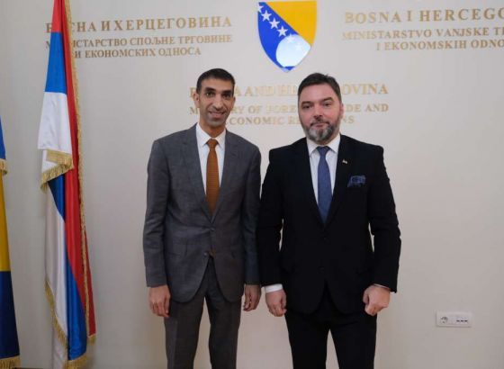 Košarac i ministar vanjske trgovine UAE o unapređenju ekonomske saradnje