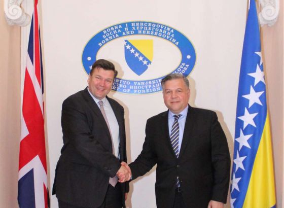 Brkić - Heappey:Ujedinjeno Kraljevstvo ostaje predano pružanju podrške sigurnosti i prosperitetu BiH