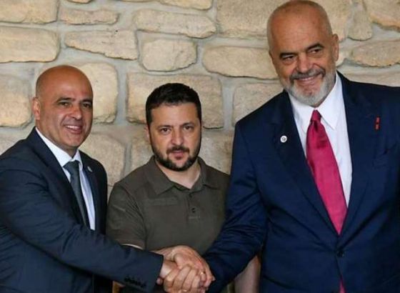 Kovačevski i Rama zajedno se sastali sa Zelenskim u Kišinjevu
