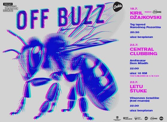 OFF najavljuje sjajan muzički program - Stižu Kiril Džajkovski, Letu štuke i Central Clubbing