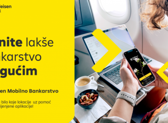 Raiffeisen aplikacija za slobodnije, jednostavnije i jeftinije bankarstvo