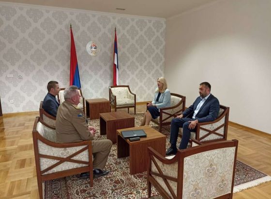Cvijanović sa Goganovićem i Kneževićem o trenutnim aktivnostima i izazovima u radu MO i OSBiH