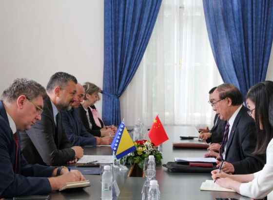 Konaković - Hongbo: Podrška Kine BiH na njenom razvojnom putu i putu prema Europskoj uniji