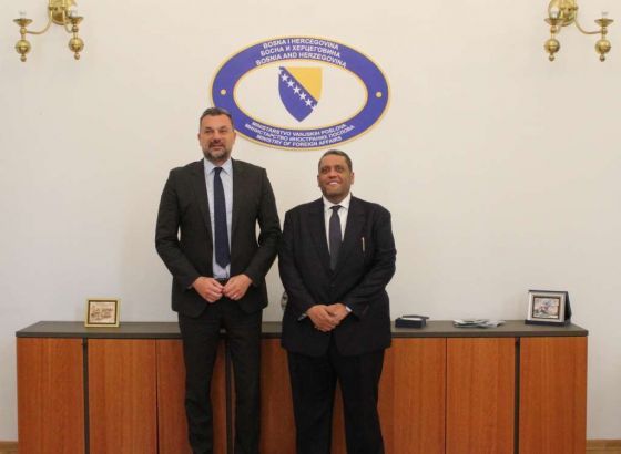 Konaković primio u oproštajnu posjetu ambasadora Katara