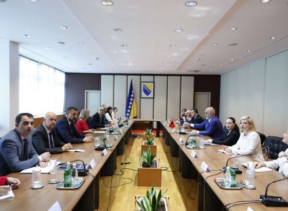 Edi Rama u posjeti BiH, održao sastanak s predsjedavajućom Krišto