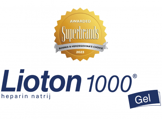 Ponosni nosilac znaka Superbrand BH: Lioton 1000 gel u ekskluzivnom društvu