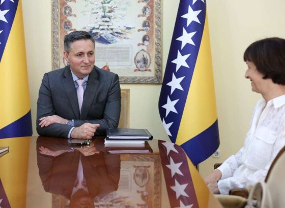 Bećirović - Hlavsova: Snažna podrška teritorijalnom integritetu BiH i njenom putu ka EU i NATO-u