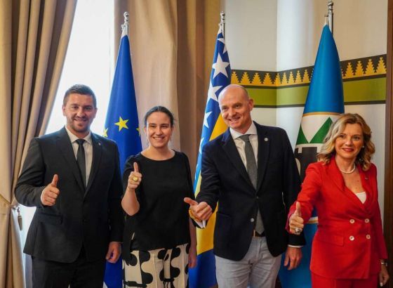 Prijem delegacije Asocijacije svjetskih trgovačkih centara u Vijećnici