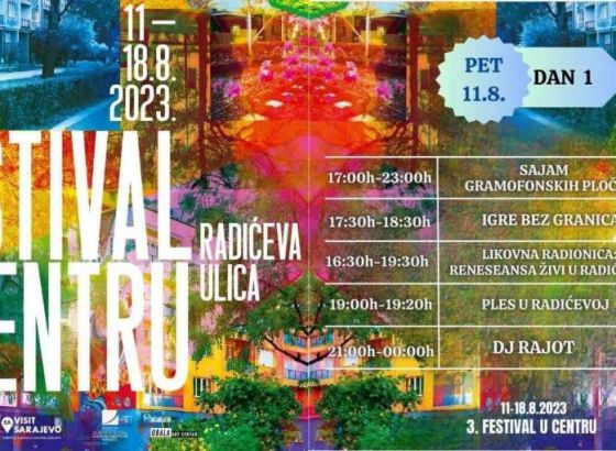 Besplatan ulaz: Večeras počinje manifestacija "Festival u Centru"