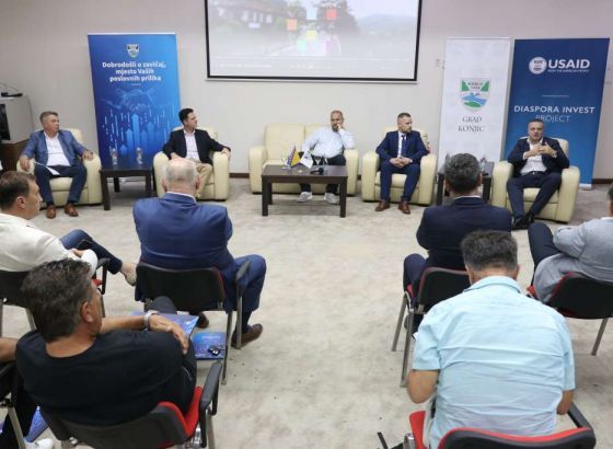 Federalni premijer i poduzetnici u Konjicu - Poziv dijaspori da investira u matičnu zemlju (VIDEO)