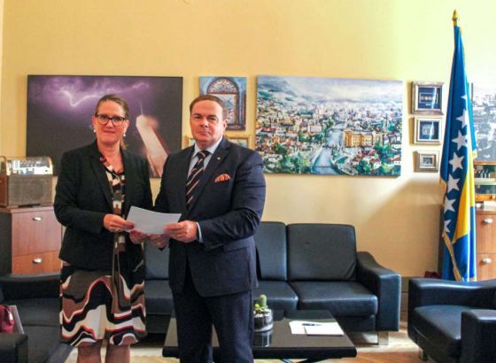 Nova ambasadorica Švedske u BiH Helena Lagerlöf predala kopije akreditivnih pisama