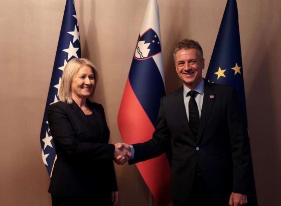 Predsjedateljica Krišto na sastanku s premijerom Golobom uoči Bledskog strateškog foruma