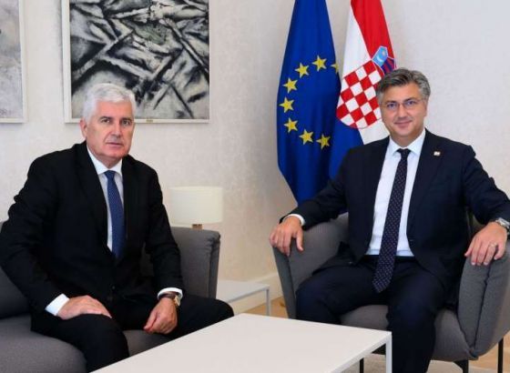 Čović s Plenkovićem u Zagrebu: Izborni zakon i zaštita legitimnog predstavljanja ostaju prioritet