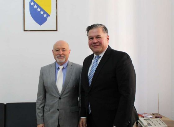 Brkić primio u oproštajnu posjetu ambasadora Poljske u BiH