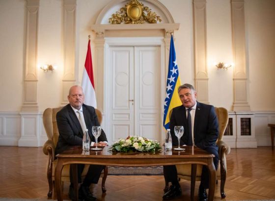 Komšić primio akreditive novoimenovanog ambasadora Nizozemske u BiH