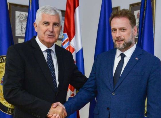 Ministar obrane Hrvatske Čoviću poručio da Hrvatska snažno podupire put BiH prema eurointegracijama